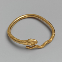 Gold snacelet Egypt 300 - 250 BC from The Metropolitan Museum.jpg